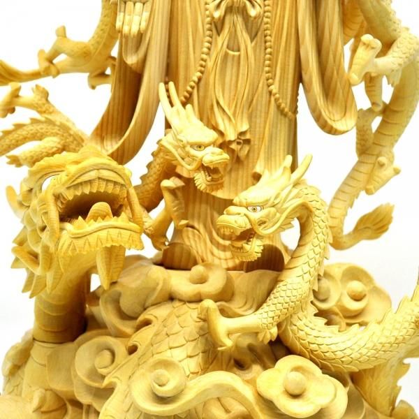 八大龍王】 桧木 立8.0寸 総高50cm