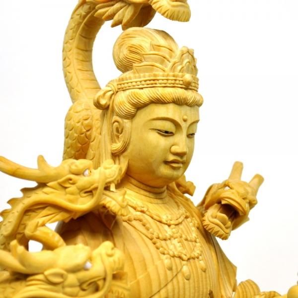 八大龍王】 桧木 立8.0寸 総高50cm