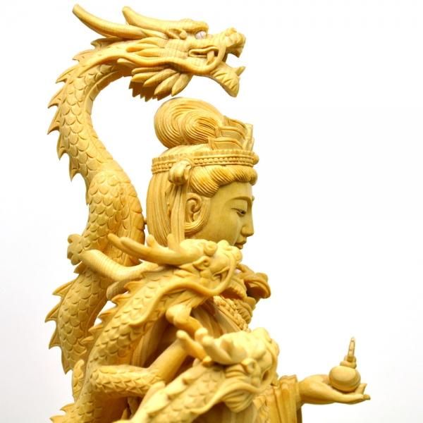 八大龍王】 桧木 立8.0寸 総高50cm
