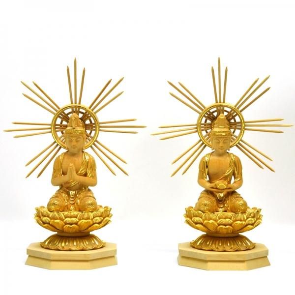 老山白檀 不動三尊 本尊身丈2寸 老山白檀 不動三尊 本尊身丈2寸