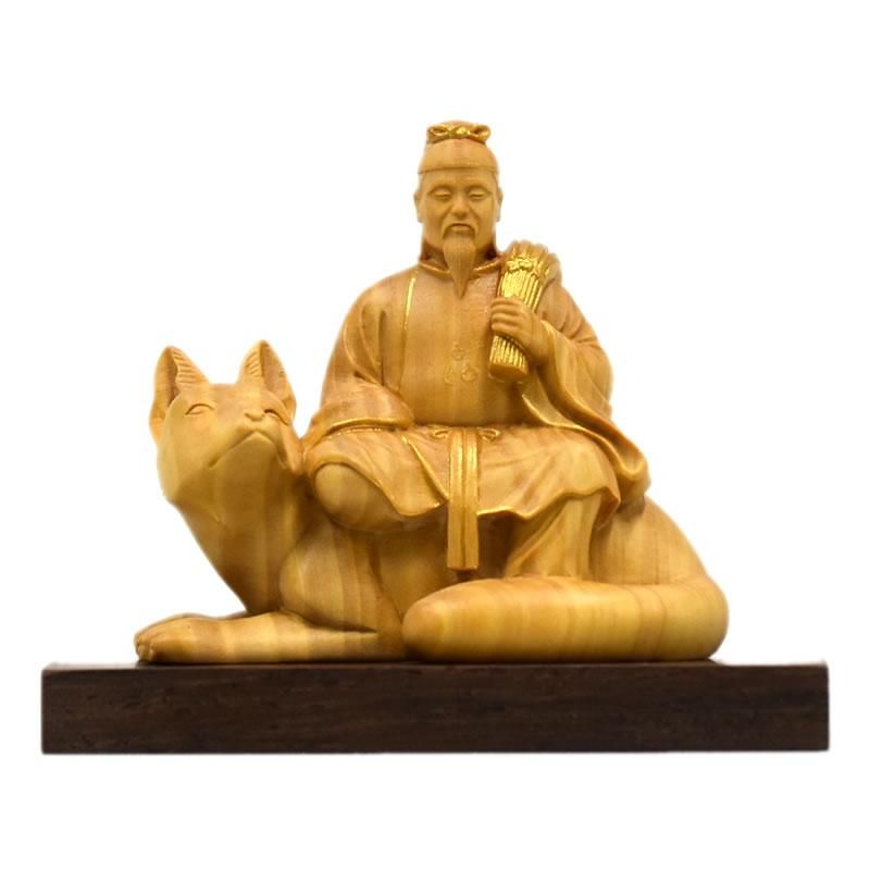 厨子 翁形稲荷大明神 御神体 仏像 厨子 翁形稲荷大明神 御神体 仏像