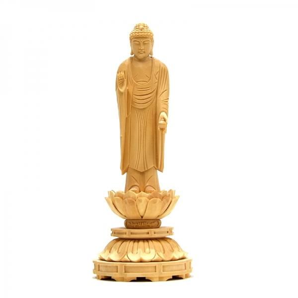 仏像　木彫　薬師如来像　檜木 修縁堂】木彫り 仏像 薬師如来座像 薬師仏 彫刻 一刀彫 天然木檜