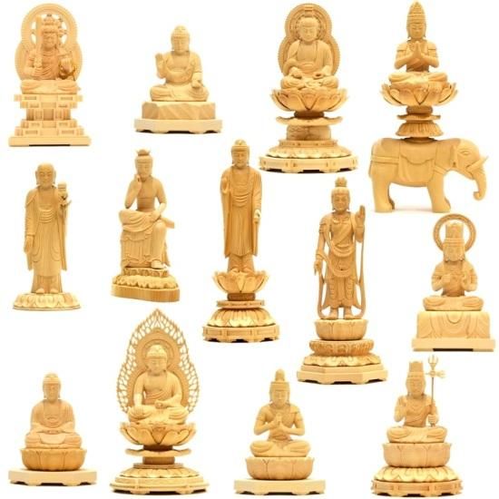 Amazon.co.jp: 開運七福神 布袋 様 布袋様の置物 高級天然ツゲ