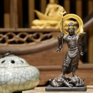 毘沙門天（多聞天） - 【海宇工芸館 本店】｜木彫仏像・美術工芸品専門店