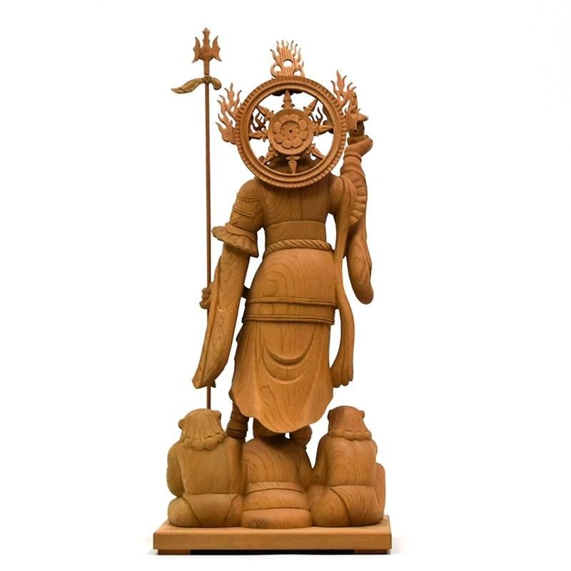 欅東寺（教王護国寺）形毘沙門天（多聞天）像 総高48㎝