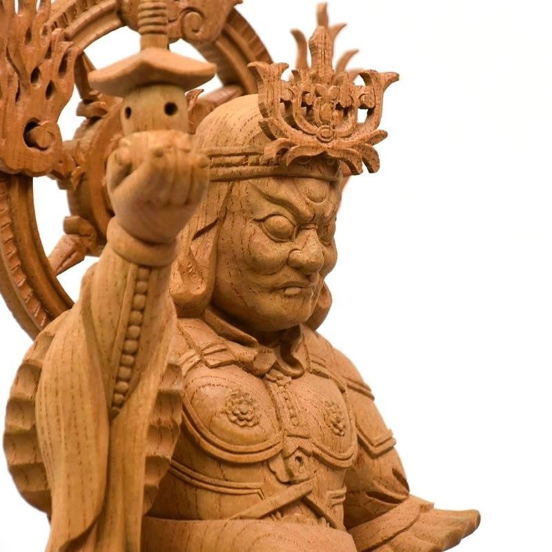 欅東寺（教王護国寺）形毘沙門天（多聞天）像 総高48㎝