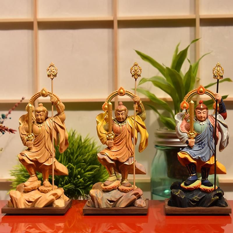 蓮華付きほっこり地蔵 小仏】柘植勝軍地蔵尊（将軍地蔵） 極彩色