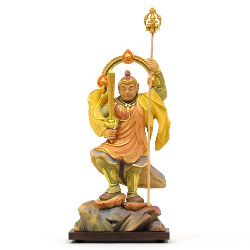 小仏】柘植勝軍地蔵尊（将軍地蔵） 淡彩色
