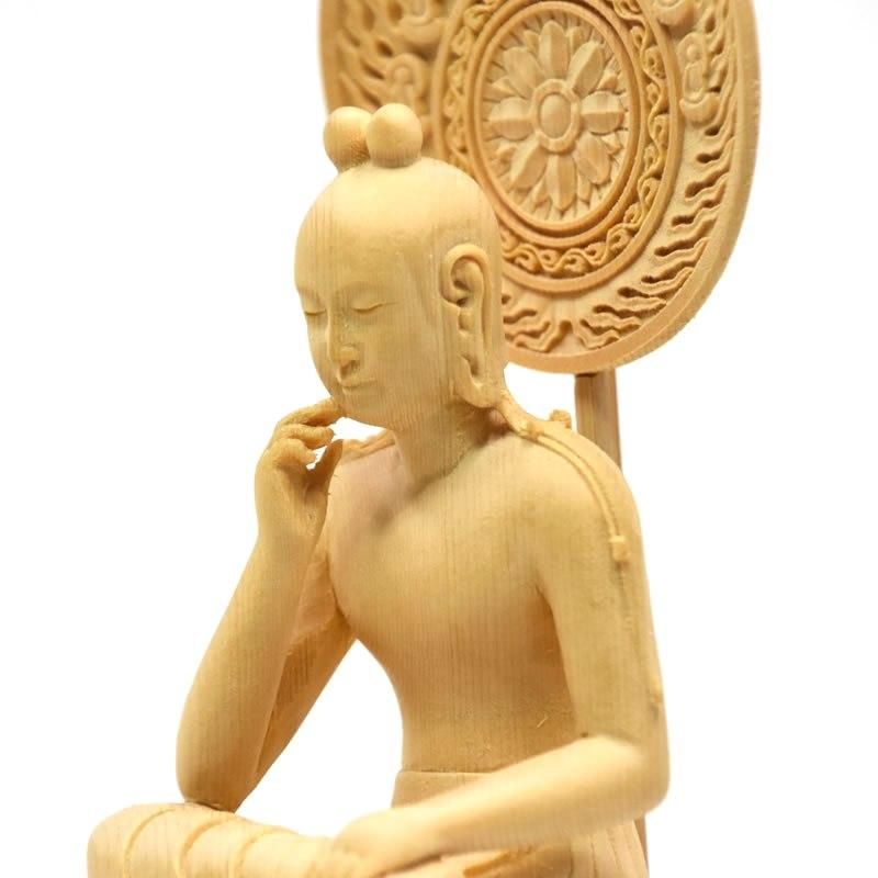 桧木中宮寺形菩薩半跏像（伝如意輪観音） 高20㎝