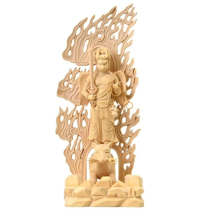 木彫　横綱像 木彫 – 横綱強打者 / Wood Carving – YOKOZUNASLUGGER – 源右衛門
