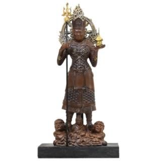 毘沙門天（多聞天） - 【海宇工芸館 本店】｜木彫仏像・美術工芸