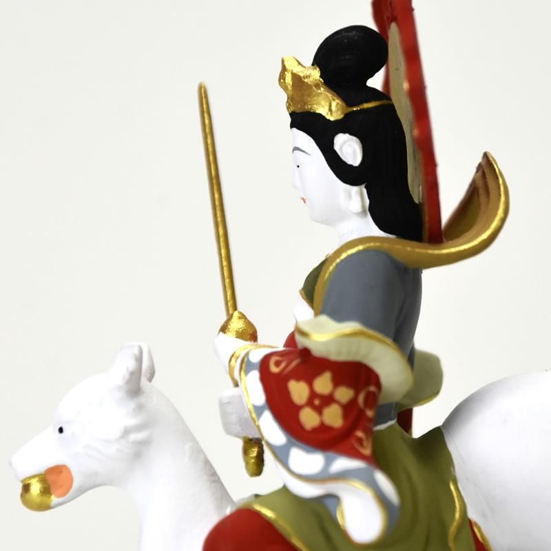極彩色　現世利益　荼吉尼天像　仏像 小仏】柘植荼枳尼天（陀吉尼天） 極彩