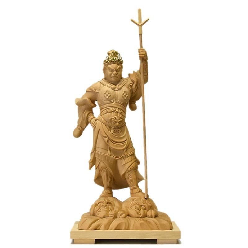 井波彫刻　総檜材　木彫仏像　仏師手仕上げ品　金毘羅権現　金毘羅明王立像 仏像 販売 龍祥-Ryusho- | 仏像や木彫り・縁起物などの販売