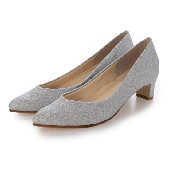 ストレッチグリッターヒール | シルバーグリッター- jupery:ジュペリー