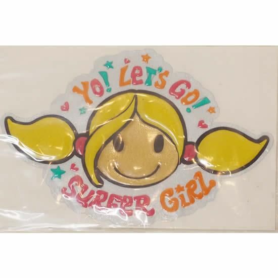 サーファーガールキラキラステッカー Surfer Girl サーファーガールキラキラステッカー Surfer Girl