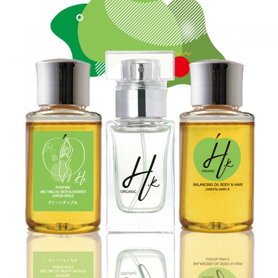 肌から香り続けるHiroko.Kの香る肌パーフェクトセット グリーンアップルの香りセット