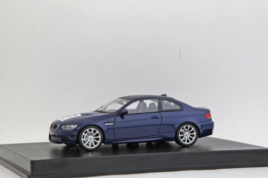 BMW M3 クーペ E92 1/43 ミニカー 紺 3シリーズ-