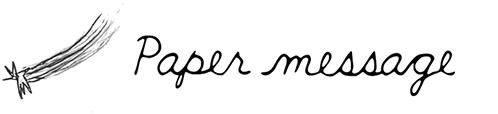 Paper message オンラインショップ