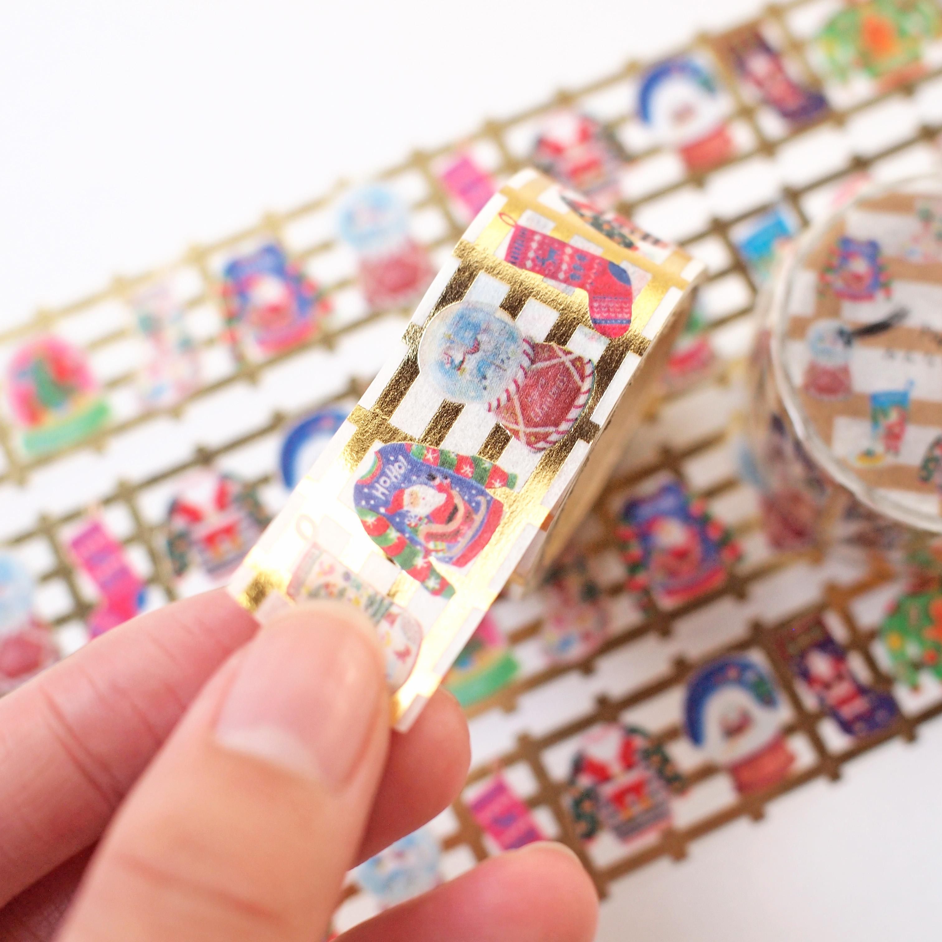 箔押しマスキングテープ「みんなのクリスマス」 - Papermessaage