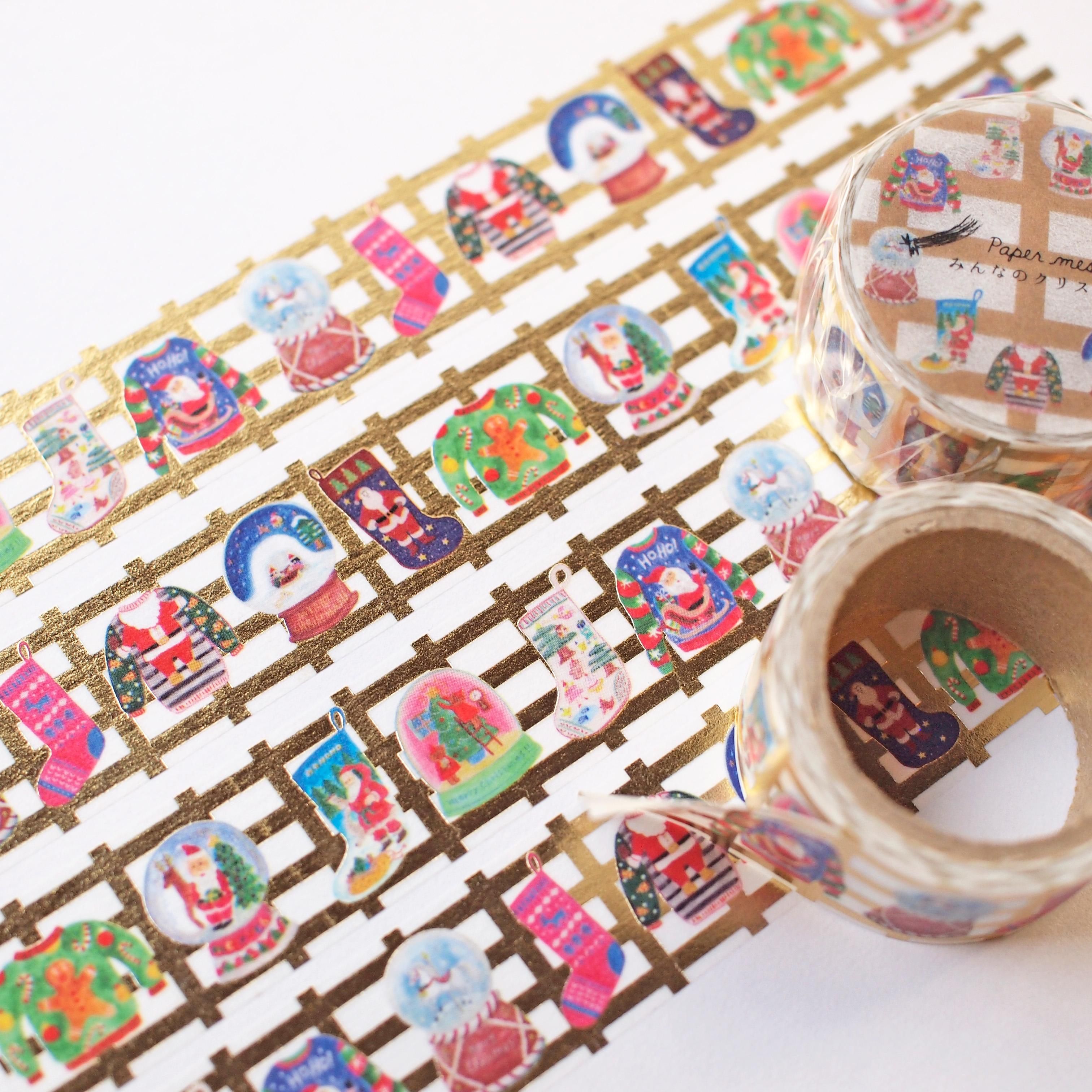 箔押しマスキングテープ「みんなのクリスマス」 - Papermessaage