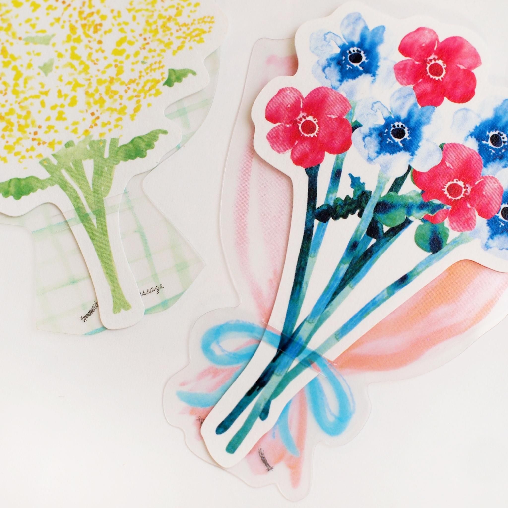 ☆新入荷☆和風 花型 メッセージカード カッティングダイ