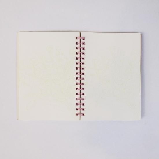 A6リングノート 大きな花束 バラ Papermessaage A6リングノート 大きな花束 バラ Papermessaage