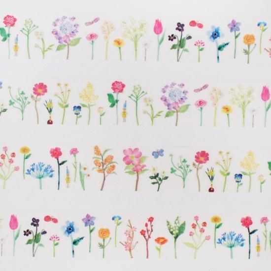 マスキングテープ 花の図鑑 Papermessaage