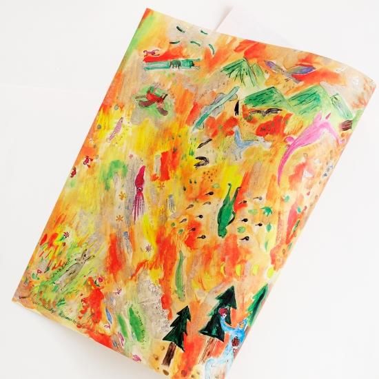 包装紙「ユーマ」 - Papermessaage