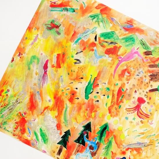 ラッピング・包装 U-ma 包装紙「ユーマ」 - Papermessaage