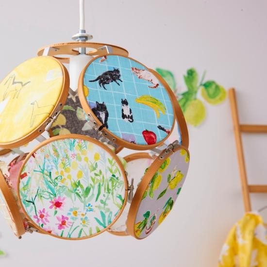 布フェアvol.2】イラスト柄の生地〈モーリークロス〉（50cm単位