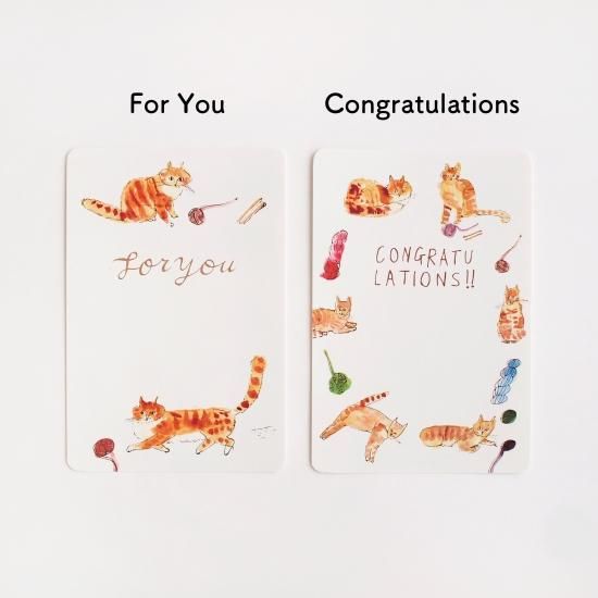 フォロワー様688円世界に1つだけのオリジナルハンドメイドメッセージカード　猫 フォロワー様688円 世界に1つだけのオリジナルハンドメイド