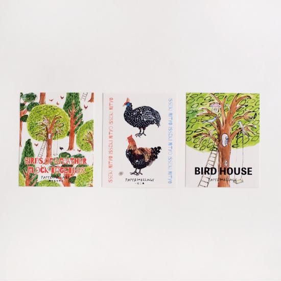 bird houseのステッカー