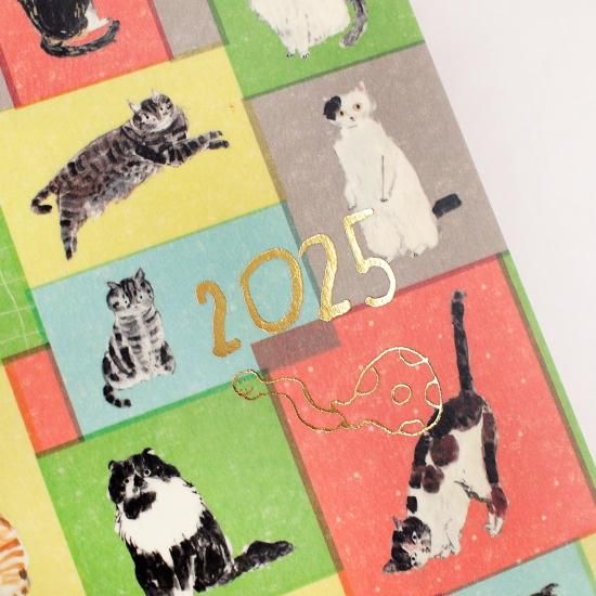 2025年A5スケジュール帳「猫と小部屋」 - Papermessaage 2025年A5スケジュール帳「猫と小部屋」 - Papermessaage