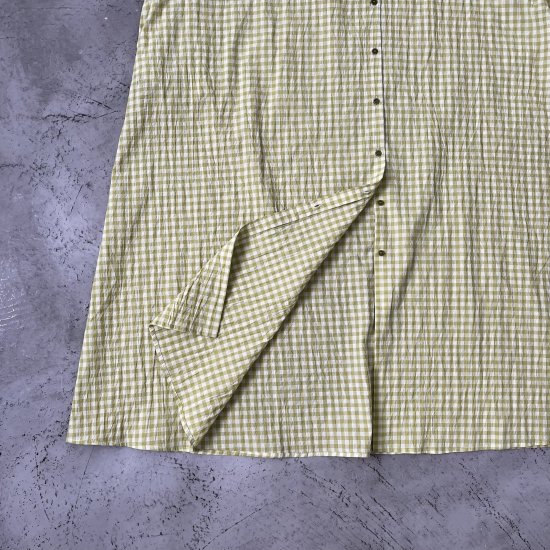 apuntob Dress Vichy Light Cotton - ＋ING MARKET