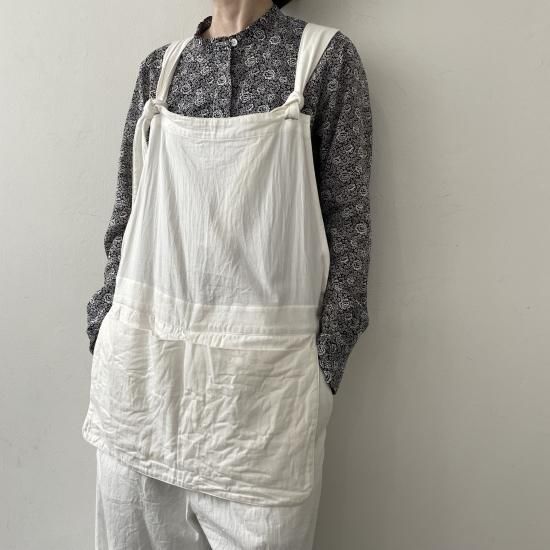 TOUJOURS Carpenter Overalls / White - +ING MARKET(プラスイング