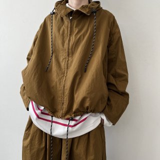 R&D.M.Co- GARMENT DYEZIP HOODIE / Brown<img class='new_mark_img2' src='https://img.shop-pro.jp/img/new/icons64.gif' style='border:none;display:inline;margin:0px;padding:0px;width:auto;' />