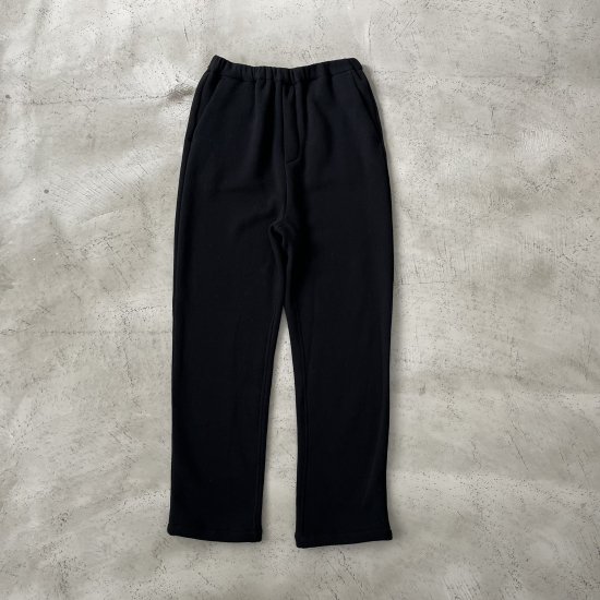 R&D.M.Co- COMPACT 裏起毛 STRING PANTS / Black - ＋ING MARKET