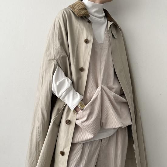 TOUJOURS 泥染め ローブコート