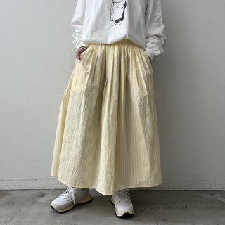 apuntob<br>Skirt Striped Cotton / Saffron
