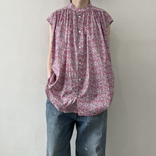 TOUJOURS Pleated Sleeveless Long Shirt / Berry Pink<img class='new_mark_img2' src='https://img.shop-pro.jp/img/new/icons64.gif' style='border:none;display:inline;margin:0px;padding:0px;width:auto;' />