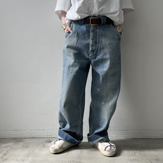 chimala DENIM PAINTER PANTS - +ING MARKET(プラスイングマーケット)