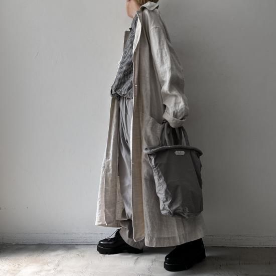 R&D.M.Co- GARMENT DYE MARCHE BAG (TALL) / Gray - ＋ING MARKET