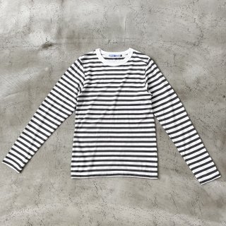 R&D.M.Co-  GAUZE BORDER MEN'S  L/T SHIRT / Gray<img class='new_mark_img2' src='https://img.shop-pro.jp/img/new/icons64.gif' style='border:none;display:inline;margin:0px;padding:0px;width:auto;' />