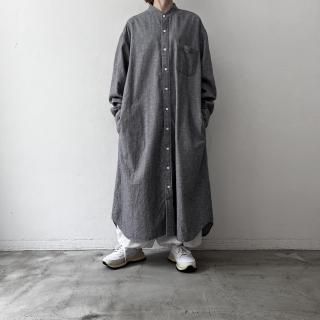 TS(S) Baggy Fit Band Collar Shirt Dress<img class='new_mark_img2' src='https://img.shop-pro.jp/img/new/icons64.gif' style='border:none;display:inline;margin:0px;padding:0px;width:auto;' />
