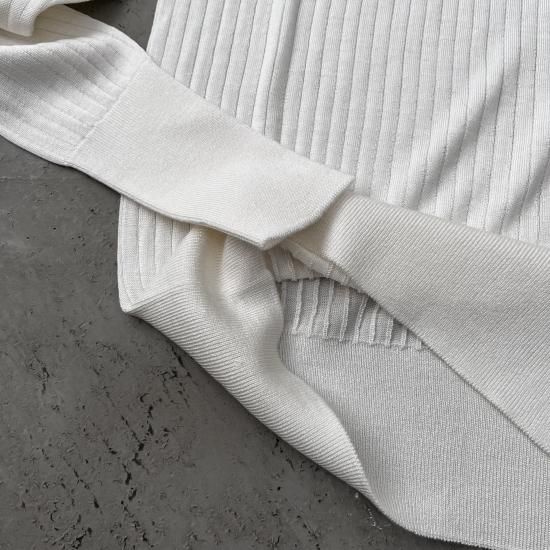 KANAM silk rib long sleeve - ＋ING MARKET