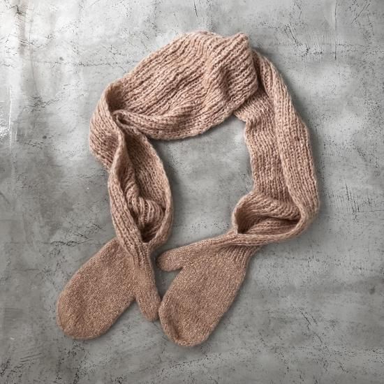 最終価格　rosa mosa MITTONS SCARF COMBO rosa mosa MITTONS SCARF COMBO / Camel - ＋ING MARKET