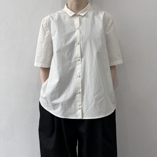 apuntob Shirt Washed popline - ＋ING MARKET