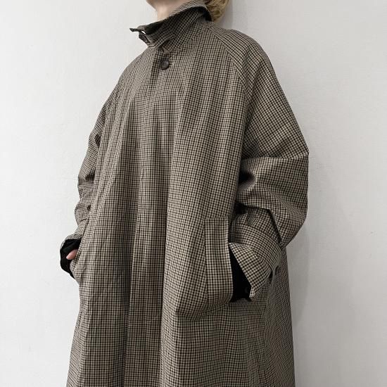 TOUJOURS Oversized Wind Slip Soutien Collar Coat - ＋ING MARKET