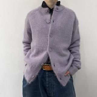 R&D.M.Co-<br> MOHAIR CREW NECK CARDIGAN <img class='new_mark_img2' src='https://img.shop-pro.jp/img/new/icons64.gif' style='border:none;display:inline;margin:0px;padding:0px;width:auto;' />