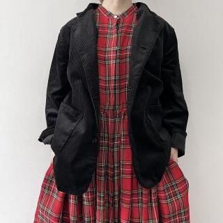 R&D.M.Co-<br>9W CORDUROY COVERALLS / Black